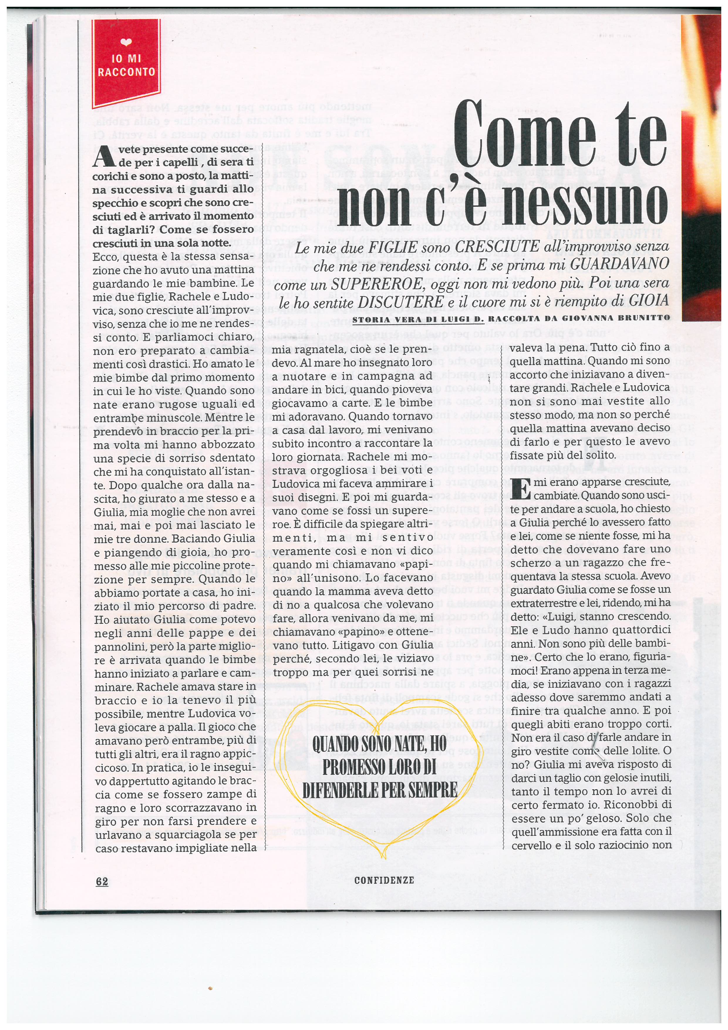 Storia di Luigi - Confidenze nr. 17 . Aprile 2017_Pagina_1